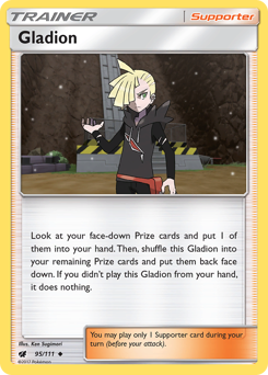 Gladion, Crimson Invasion #95, Pokémon TCG card