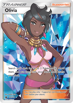 Olivia, Crimson Invasion #111, Pokémon TCG card