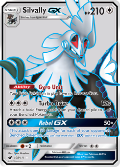 Silvally-GX, Crimson Invasion #108, Pokémon TCG card