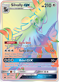 Silvally-GX, Crimson Invasion #119, Pokémon TCG card