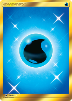 Water Energy, Crimson Invasion #124, Pokémon TCG card