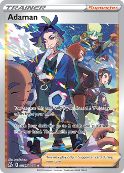 Adaman, Crown Zenith Galarian Gallery #GG57, Pokémon TCG card