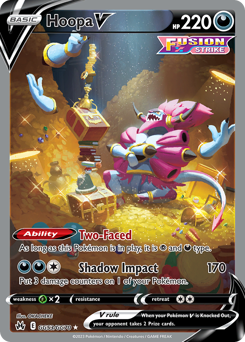 Hoopa V, Crown Zenith Galarian Gallery #GG53, Pokémon TCG card