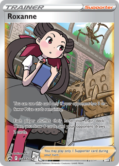 Roxanne, Crown Zenith Galarian Gallery #GG66, Pokémon TCG card