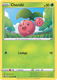 Cherubi, Crown Zenith #11, Pokémon TCG card