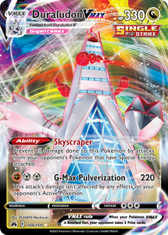 Duraludon VMAX, Crown Zenith #104, Pokémon TCG card