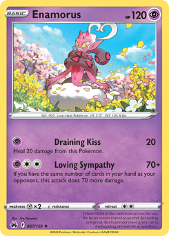Enamorus, Crown Zenith #67, Pokémon TCG card