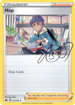 Hop, Crown Zenith #133, Pokémon TCG card