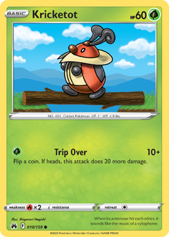 Kricketot, Crown Zenith #10, Pokémon TCG card