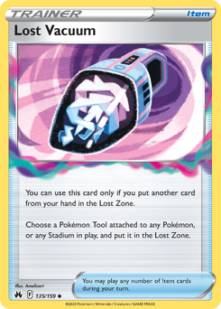 Lost Vacuum, Crown Zenith #135, Pokémon TCG card