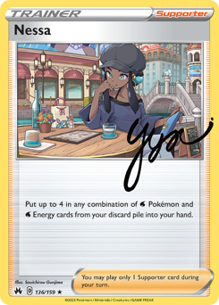 Nessa, Crown Zenith #136, Pokémon TCG card