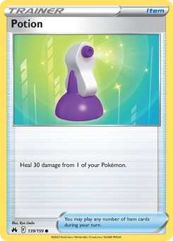Potion, Crown Zenith #139, Pokémon TCG card
