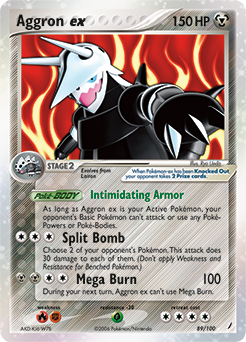 Aggron ex, Crystal Guardians #89, Pokémon TCG card
