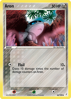 Aron, Crystal Guardians #44, Pokémon TCG card