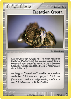 Cessation Crystal, Crystal Guardians #74, Pokémon TCG card