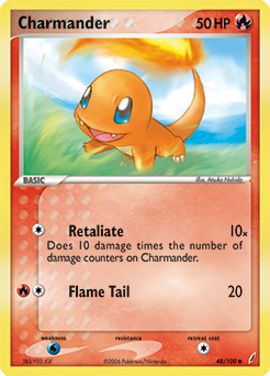 Charmander, Crystal Guardians #48, Pokémon TCG card