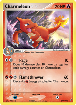 Charmeleon, Crystal Guardians #29, Pokémon TCG card
