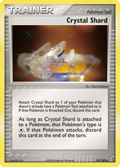 Crystal Shard, Crystal Guardians #76, Pokémon TCG card