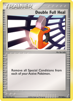 Double Full Heal, Crystal Guardians #77, Pokémon TCG card