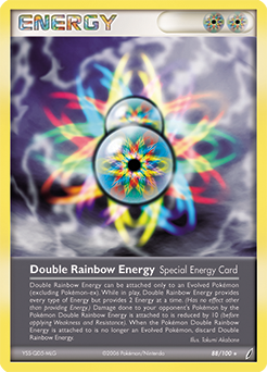Double Rainbow Energy, Crystal Guardians #88, Pokémon TCG card