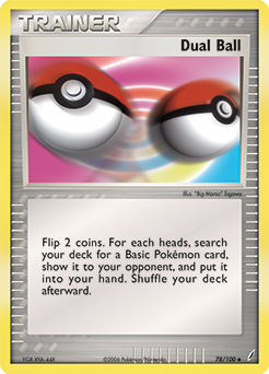 Dual Ball, Crystal Guardians #78, Pokémon TCG card