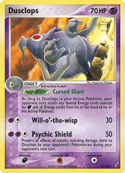 Dusclops, Crystal Guardians #17, Pokémon TCG card