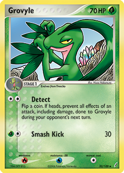 Grovyle, Crystal Guardians #32, Pokémon TCG card