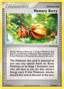 Memory Berry, Crystal Guardians #80, Pokémon TCG card