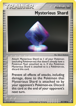 Mysterious Shard, Crystal Guardians #81, Pokémon TCG card
