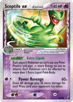 Sceptile ex δ, Crystal Guardians #96, Pokémon TCG card