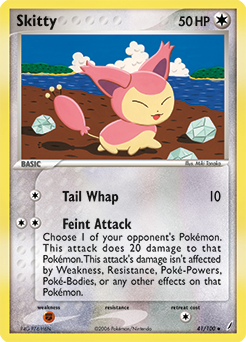 Skitty, Crystal Guardians #41, Pokémon TCG card