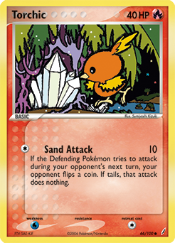 Torchic, Crystal Guardians #66, Pokémon TCG card