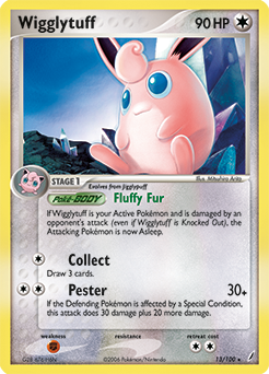 Wigglytuff, Crystal Guardians #13, Pokémon TCG card