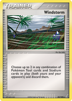 Windstorm, Crystal Guardians #85, Pokémon TCG card