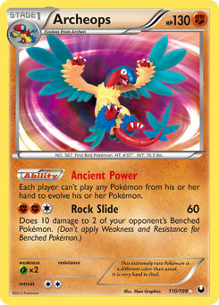 Archeops, Dark Explorers #110, Pokémon TCG card