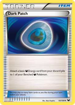 Dark Patch, Dark Explorers #93, Pokémon TCG card