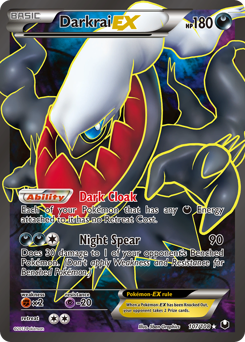 Darkrai-EX, Dark Explorers #107, Pokémon TCG card