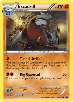 Excadrill, Dark Explorers #56, Pokémon TCG card