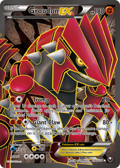 Groudon-EX, Dark Explorers #106, Pokémon TCG card