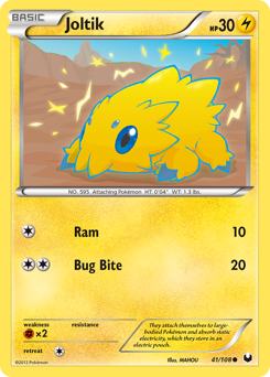 Joltik, Dark Explorers #41, Pokémon TCG card