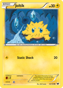 Joltik, Dark Explorers #42, Pokémon TCG card