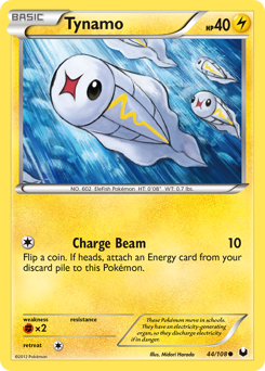 Tynamo, Dark Explorers #44, Pokémon TCG card