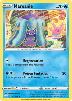 Mareanie, Darkness Ablaze #51, Pokémon TCG card