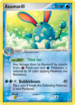 Azumarill, Delta Species #114, Pokémon TCG card