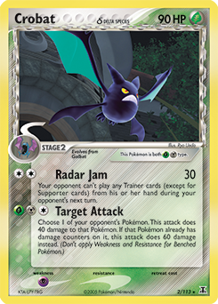 Crobat δ, Delta Species #2, Pokémon TCG card