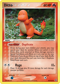 Ditto, Delta Species #37, Pokémon TCG card