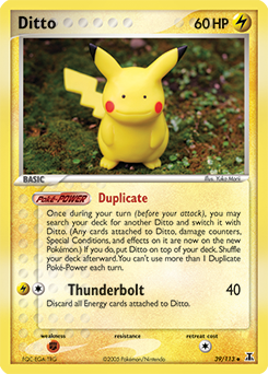 Ditto, Delta Species #39, Pokémon TCG card