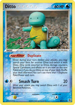 Ditto, Delta Species #40, Pokémon TCG card