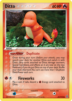 Ditto, Delta Species #61, Pokémon TCG card