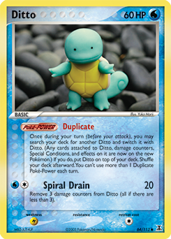 Ditto, Delta Species #64, Pokémon TCG card